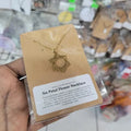 Six Petal Flower Necklace Stainless Steel
