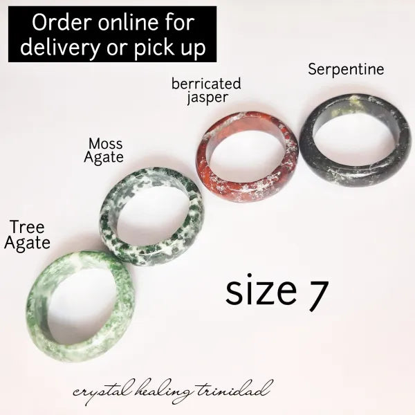 Size 7 Gem Rings