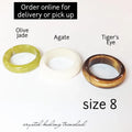 Size 8 Gem Rings