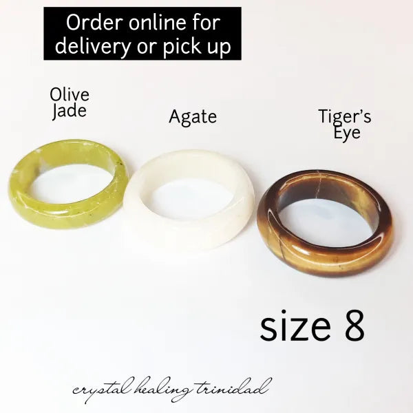 Size 8 Gem Rings