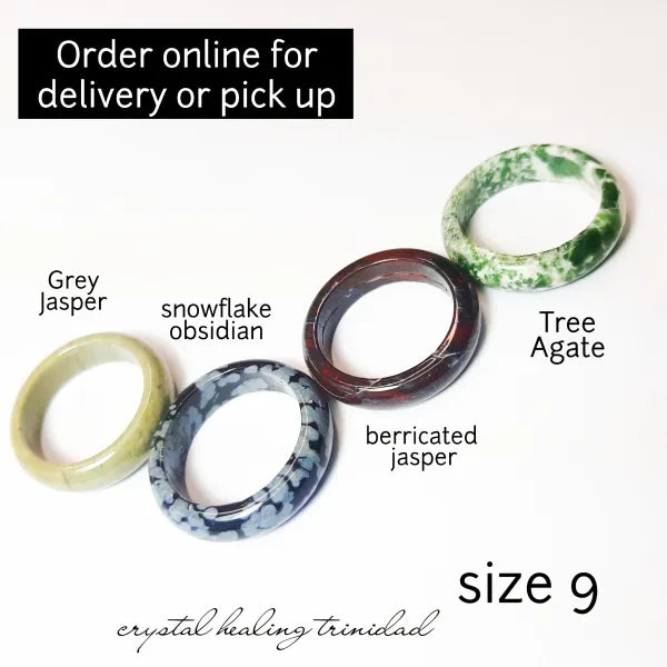 Size 9 Gem Rings