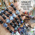 Sodalite With Hematite Bracelet