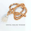 Soft Pine Wood Meditation Mala