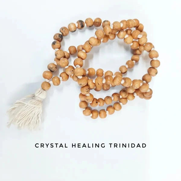 Soft Pine Wood Meditation Mala