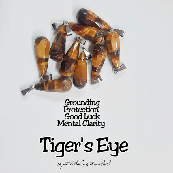 Tiger's Eye - Drop Pendant