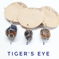 Tiger's Eye -stainless steel pendant