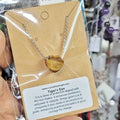 Tiger's Eye Heart Necklace