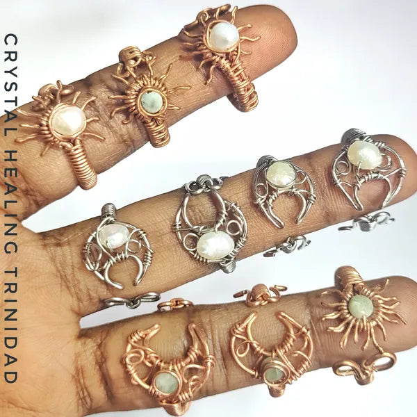 Whimsical Rings - Copper/Stainless Steel
