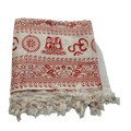 White With Red Shawl (40 x 70)