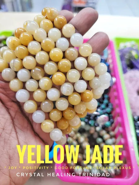 Yellow Jade- Stretch Bracelets
