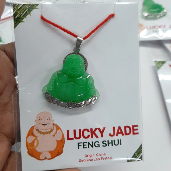Lucky Jade Feng Shui (Red String) Necklace